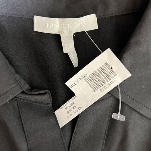 Hinson Wu NWT Michelle Sleeveless Foundation Layer Tunic Black XSmall - Picture 4 of 4